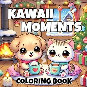 Kawaii Moments Coloring Book