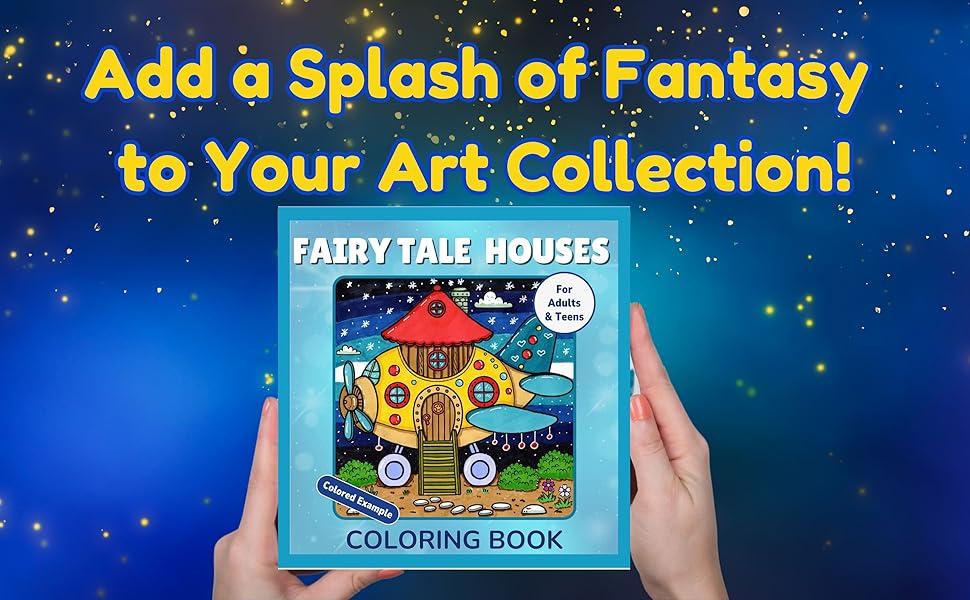 Fairy Tale Coloring Book For Adults and Teens
