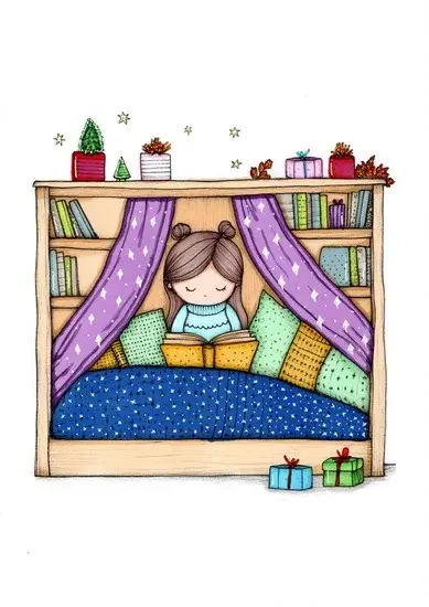 Cozy Christmas - Reading nook