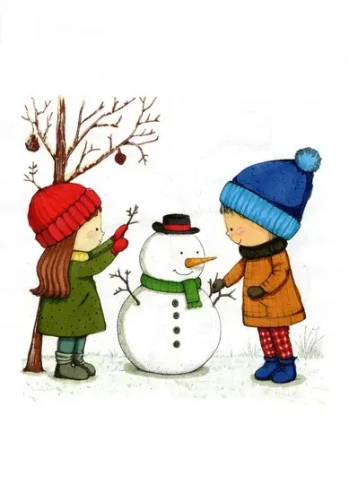 Simple Cozy Moments - Snowman