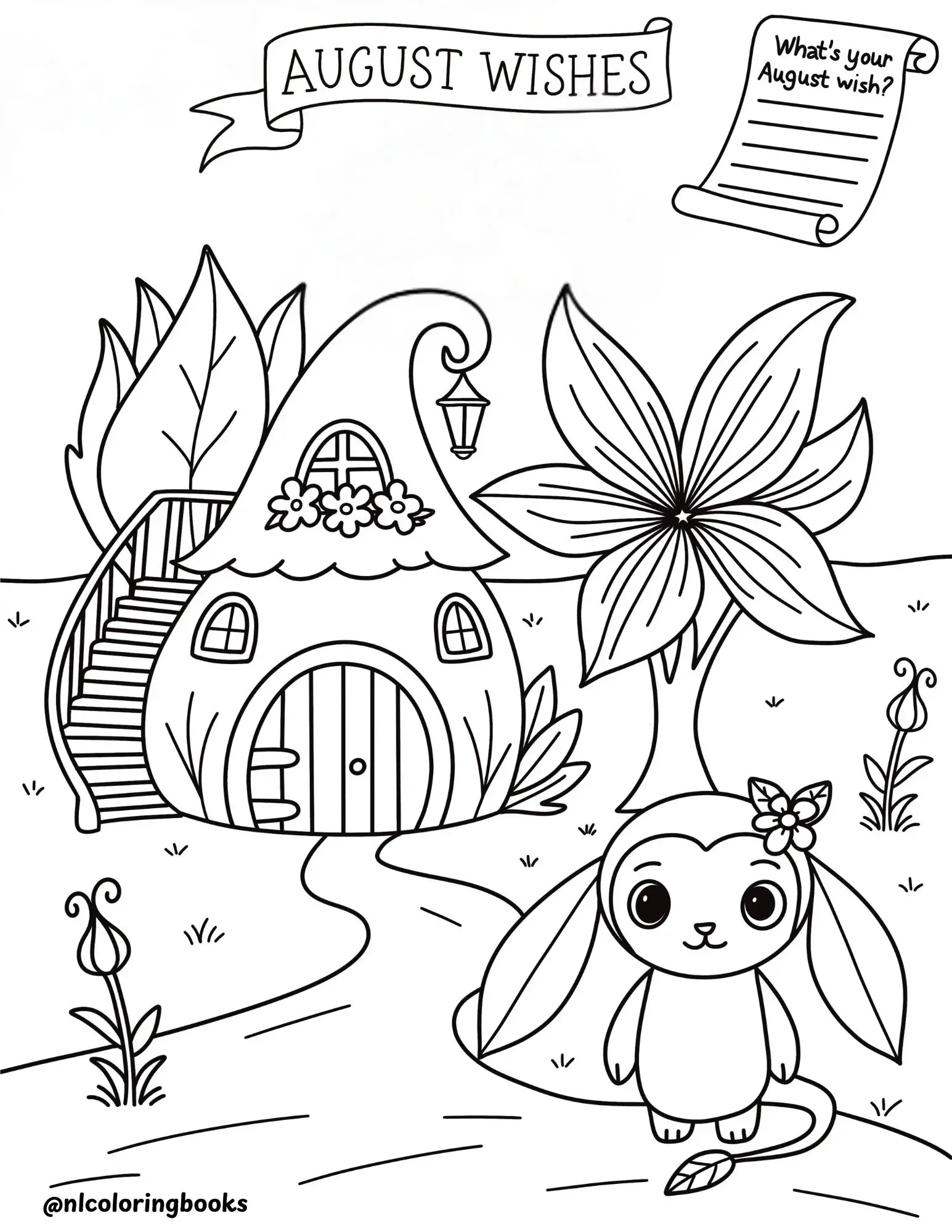 Free Monthly Coloring Page Printable